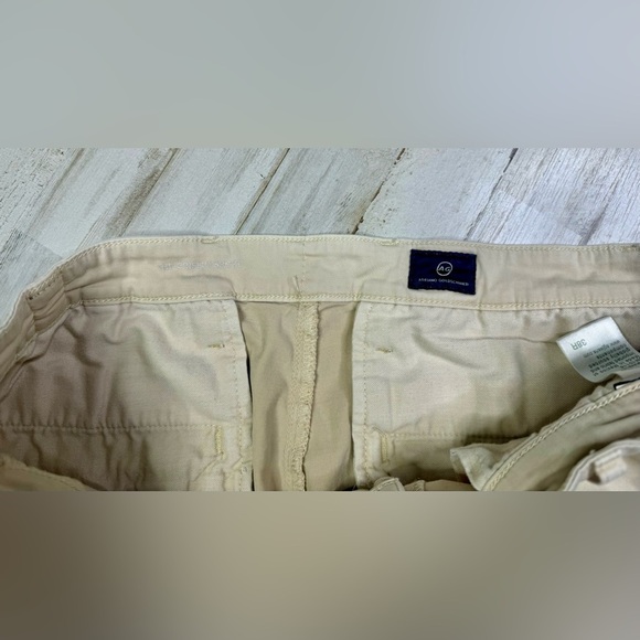 AG Adriano Goldschmied Men's Size 38R Trouser Shorts Cotton Cream - Picture 6 of 10